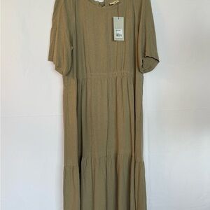 Poetry Fashion Dried Sage Dress